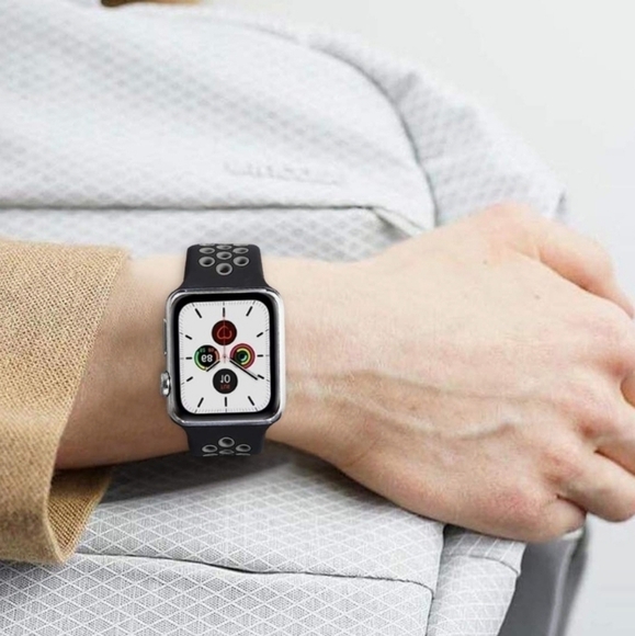 Apple watch Band 49mm Silicone 45mm band 44mm band 42mm band iwatch Sport band - Picture 3 of 3